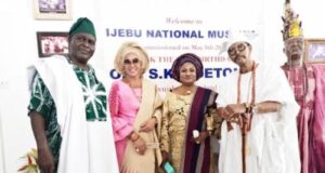 Runsewe Commends Ijebu National Museum, Presents Plaque to Curator, Wanda Ibru