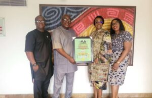 NATOP formally presents FTAN BoT Chairman, Alabi with award