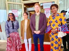 Tourism minister, Ade-John receives Gabon’s First Lady with Prince Harry, wife in Abuja